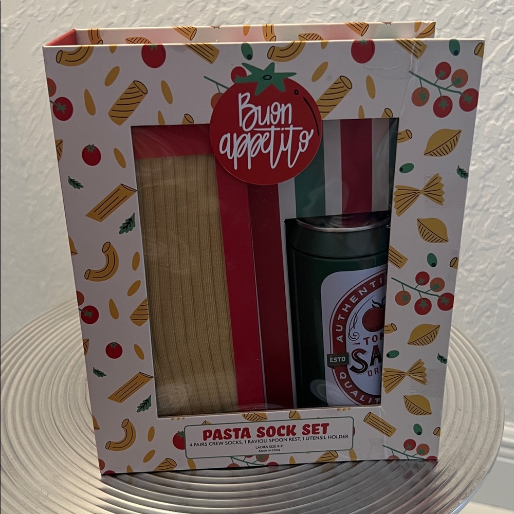 BUON APPETITO PASTA SOCK SET - Picture 6 of 6